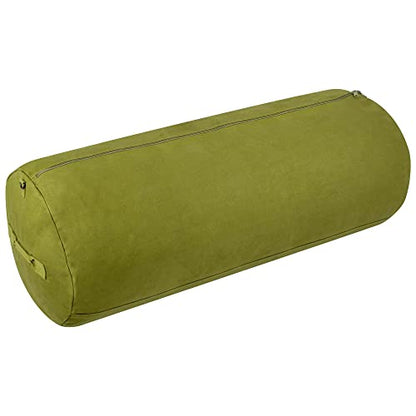 Farm Blue GI Style Zipper Duffel Bag OD - L Heavy Duty Army Duffel Bags - Military Grade Cotton Canvas Dufflebag - Reinforced Camping Bag - Strong Zipper & Center Grab Handle - 21" x 36" - Olive Drab - color: OD Green, size: Large