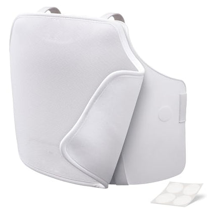 Fencing Chest Protector - Double Soft-Layer Chest Guard for Men - FIE Certificate Plastic Breast Protector - Fencing Gear for Foil Epee Sabre - size: X-Small