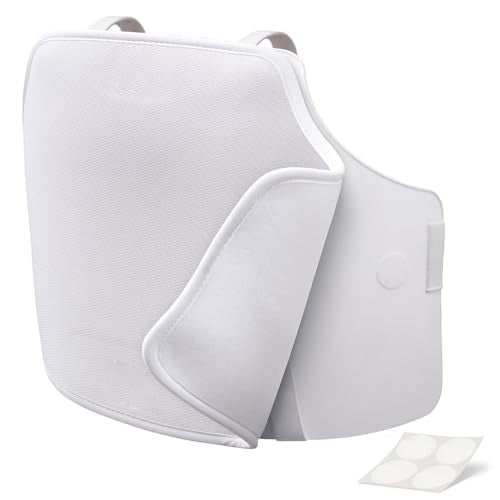 Fencing Chest Protector - Double Soft-Layer Chest Guard for Men - FIE Certificate Plastic Breast Protector - Fencing Gear for Foil Epee Sabre - size: Large