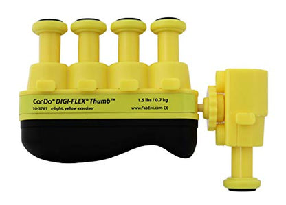 CanDo 10-3761 Digi-Flex Thumb, X-Light, Yellow - color: Yellow: X-Light