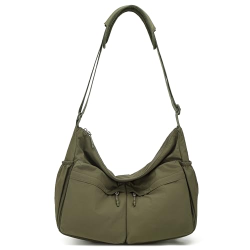 FSD.WG Crossbody Messenger Bag for men Shoulder Bag Large Capacity Laptop Bag Casual Bag - color: 59green