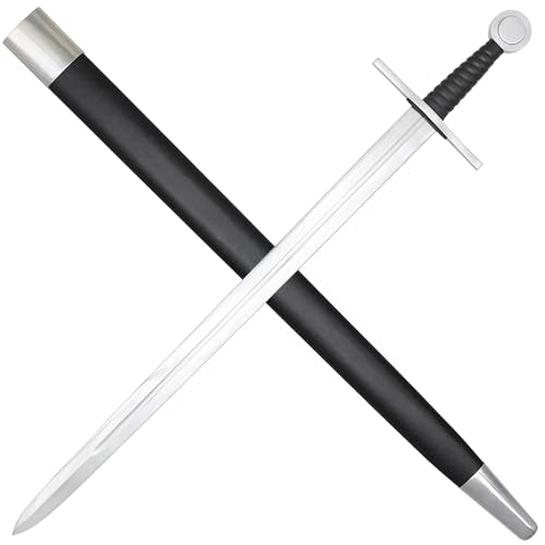 Armory Replicas™ Medieval & Viking Movie Swords – Hand-Forged Carbon Steel Replicas with Scabbards & Authentic Detailing - style: Marshall Knights
