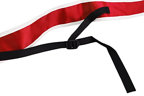 LEONARK Fencing Sword Sling Shoulder Bag for Foil Epee and Saber - Hema Longsword Bag Cover Case for Fencing Weapons - style: Sword Bag-red