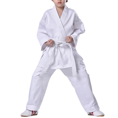 Karate Uniform Gi with Belt Sets for Kids Youth Adults Students Martial Arts Trainning Karate Suit Sets - size: X-Small