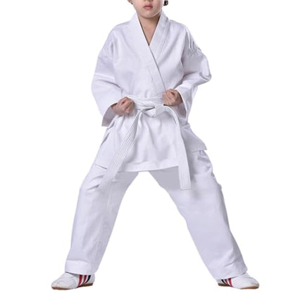 Karate Uniform Gi with Belt Sets for Kids Youth Adults Students Martial Arts Trainning Karate Suit Sets - size: 3X-Small