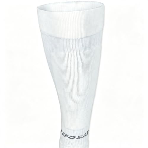 Fencing Socks - Standard Fencing Stockings for Epee Sabre Foil - color: White-2 Pack, size: Large