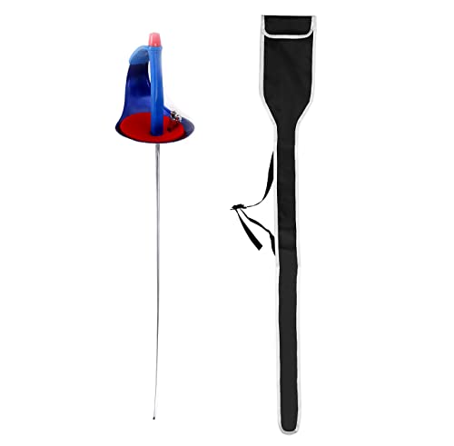 LEONARK Fencing Saber Foil Epee Electric Sword Weapon - National Grade with Guard Pad and Handle Grip - Professional Fencing Gear for Fencer - color: Saber, size: Size 5 - Left Hand