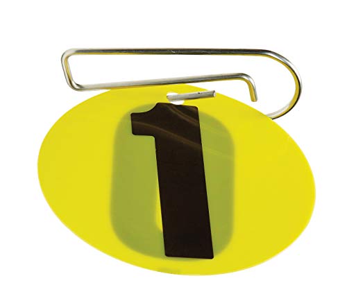 Tourna Portable Tennis Score Keeper, Fits Over Net