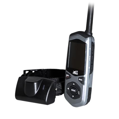 DE Systems Dog Expedition Border Patrol TC1 GPS System & Remote Trainer, Rechargeable Programmable Wireless Dog Containment Tracking Training E-Collar, 50 Stimulation Levels, 800-Yard Radius