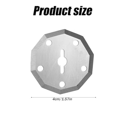 2pcs Electric Scissor Replacement Blades, Steel Cordless Cardboard Cutter Blades Compatible with Most Electric Scissors & Box Cutters