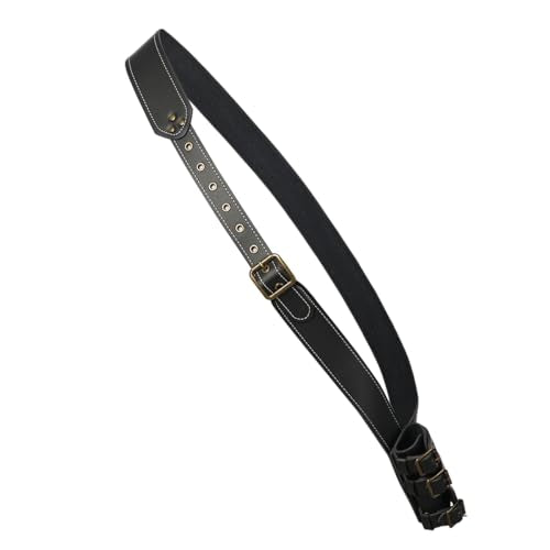 BLESSUME Medieval Knight Belt with Sword Frog Holster Rapier Scabbard Holder 1pc - color: Black 1