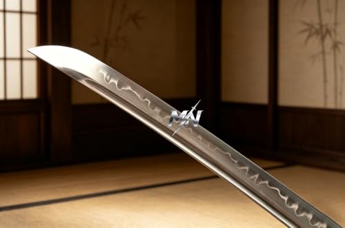 Handmade Japanese Tachi Katana T10 Carbon Steel Clay Tempered Sharp Blade
