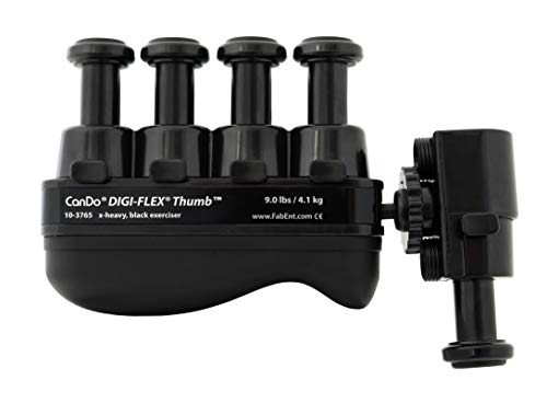 CanDo 10-3765 Digi-Flex Thumb, X-Heavy, Black - color: Black: X-Heavy