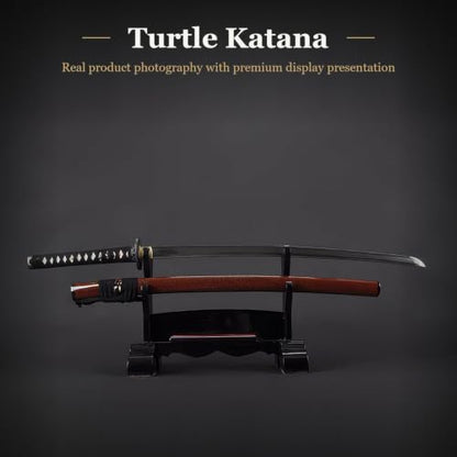 1045 Katana, Hand Forged Full Tang Japanese Sword | Classic Tsuba Series - color: Gold 716