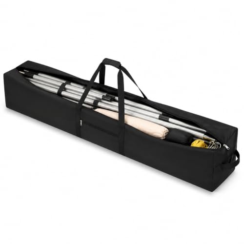 1 Pcs 46 x 12.5 x 12.5 Inch, 120 L Large Storage Duffle Bag Black - color: Black, size: 46 x 12.5 x 12.5 Inch, 120 L