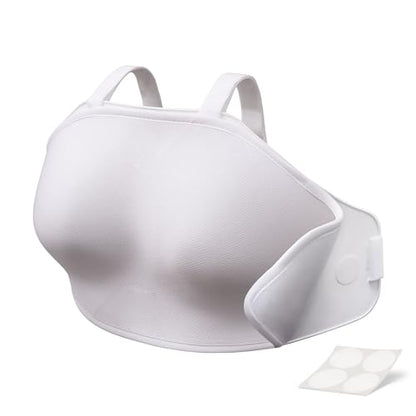 Fencing Chest Protector - Double Soft-Layer Chest Guard for Women - FIE Certificate Plastic Breast Protector - Fencing Gear for Foil Epee Sabre - size: X-Large