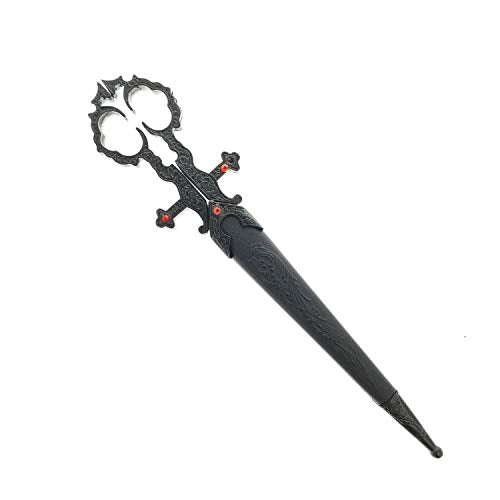 10 1/4" Renaissance, Medieval Bodice Scissor Dirk Dagger Knife. for Home Camping, Renaissance Cosplay