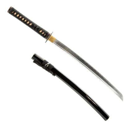 Wakizashi Iaito, Unsharpened Aluminum Alloy Iaido Training Sword - style: Flame Ring