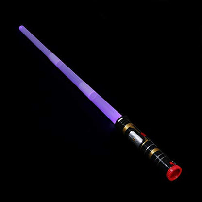 MewduMewdu Light Up Saber with Electronic Lights & FX Sound for Kids and Adults, Purple Blue Red Changing LED Light Expandable Saber Sword Toy for Roleplay(Standalone) - style: Standalone