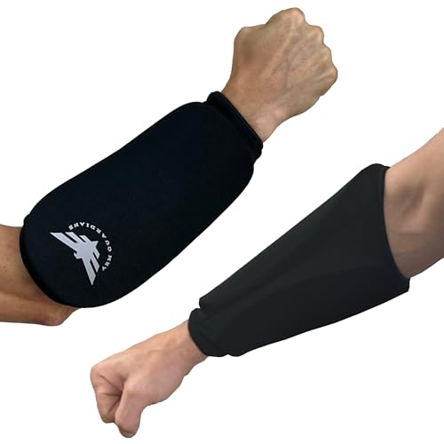 Padded Forearm Guards with Arm Pads on Top & Bottom - size: Large