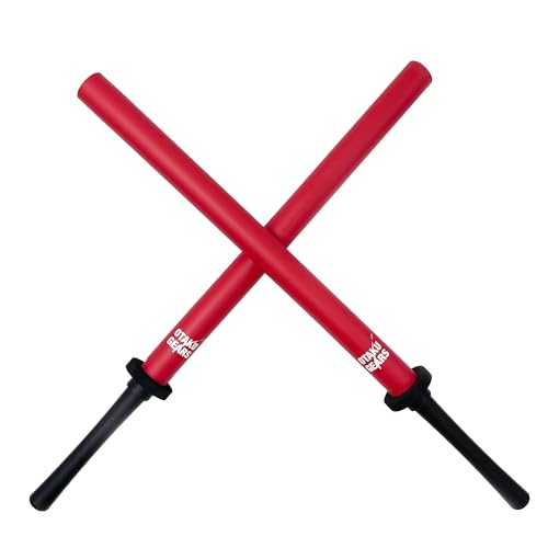 Otaku Gear 35" Padded Foam Bokken Samurai Sword for Practice, Sparring, Cosplay, or Prop for Special Events - color: Red