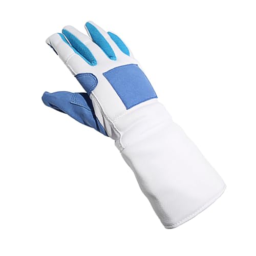 JIAHG Adult Youth Right Hand Padded Fencing Glove Breathable Knitted Anti Slip Training Fencing Glove Padded Hand Protection - size: Medium