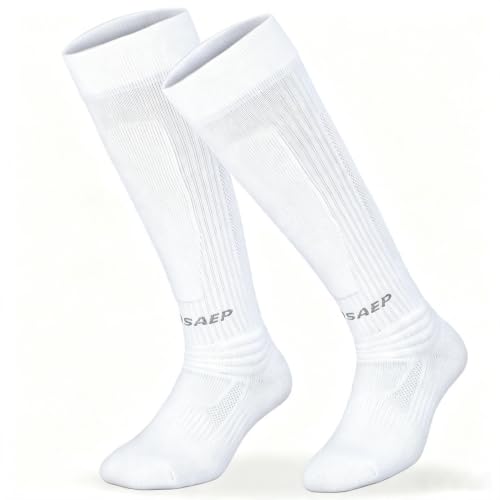 Fencing Socks - Standard Fencing Stockings for Epee Sabre Foil - color: White, size: Small