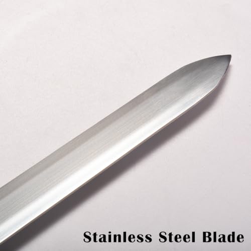 Stainless Steel Medieval Star of David King Solomon Cross Crusader Knight Templar Sword for Collection, Cosplay, Display - style: D-33.9 inch