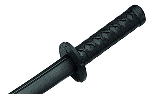 Polypropylene Wakizashi Trainer with Woodgrain Texture