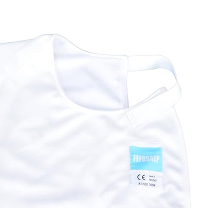 Fencing Uniform - Lightweight Fencing Vest for Men - Comfort Fencing Underarm Protector for Foil Epee Sabre - size: Medium, style: Left Hand