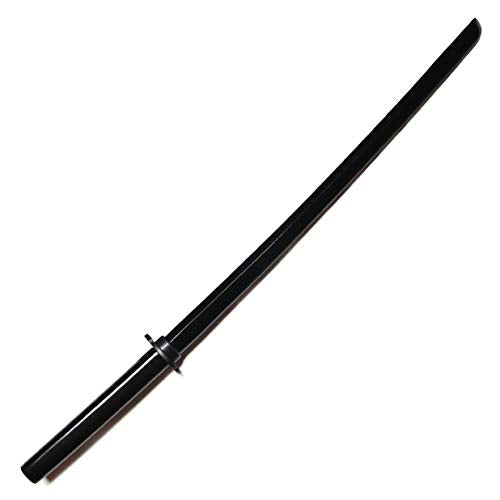 E-BOGU Martial Art Training Equipment Set with Plastic Scabbards and Tsuba Handguard (Black)