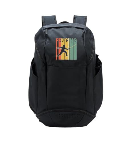 Funny Fence Men Women Fencing Sport Backpack