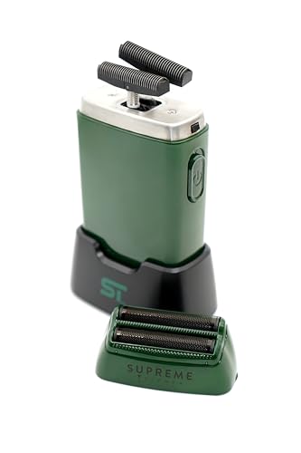 Supreme Trimmer Replacement Foil & Cutter for Crunch Shaver SB63 - color: Green Foil & Cutters