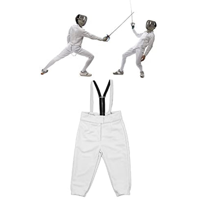 Fencing Pants 350N Fencing Training Equipment Professional Fencing Pants Stab Proof Fabric Fencing Training Pants(42 Size 150‑155cm 40kg)