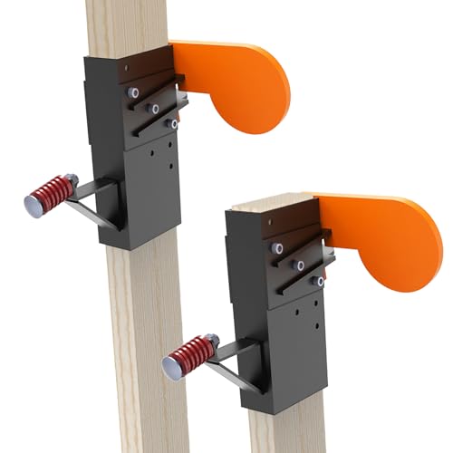 2x4 Steel Target Hanger & 4" x 3/8" AR500 Auto-Reset Paddle - style: 2-Pack