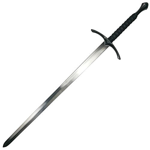 Medieval Sword One Hand Sword, Dull Blade. for Collection, Gift, Show and Fair Cosplay and LARP - color: Wizard-Black