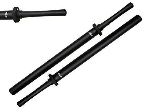 S-TEC 35" Practice Padded Foam Sparring Sword Set with ABS Handle and PVC Core. - color: Black