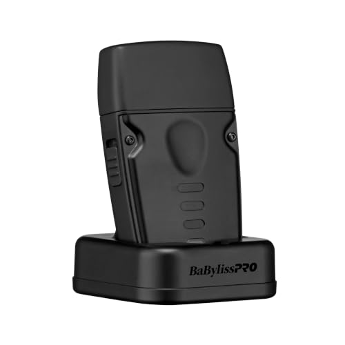 BaBylissPRO High-Performance Compact LO-PROFX Shavers for Men - color: Black, style: Shaver and Base