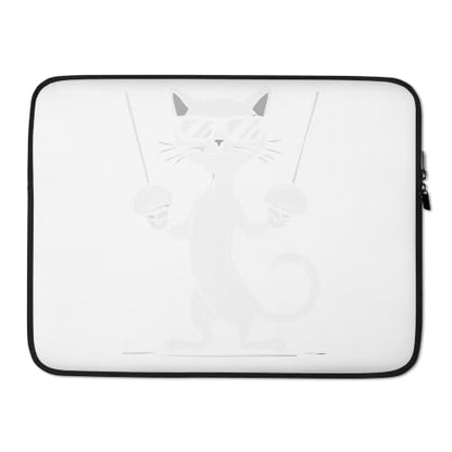Fencing Sword Fight Swordsmanship Epee Foil Saber Fencer Graphic Laptop Sleeve - size: 15 Inches