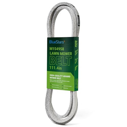 BlueStars M154958 Mower Deck Belt | Aramid Cord | 111.4" x 5/8" - size: M154958, style: Aramid Cord
