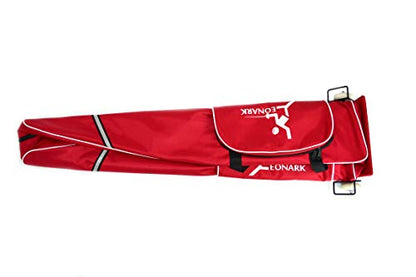 LEONARK Fencing Draw-bar Wheel Bag for Epee Saber and Foil - Hema Sword Bag Trolley Case for Fencing Suit and Mask - color: Wheeled Red
