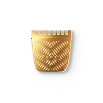 MANSCAPED® The Lawn Mower® 5.0 Ultra SkinSafe® GOLD Replacement Trimmer Blade - Groin Hair Trimmer Ceramic Blade Head Refill with Metal Guard, Snap-In Cartridge, 1 Pack - style: Lawn Mower 5.0 ULTRA Gold Trimmer Blade