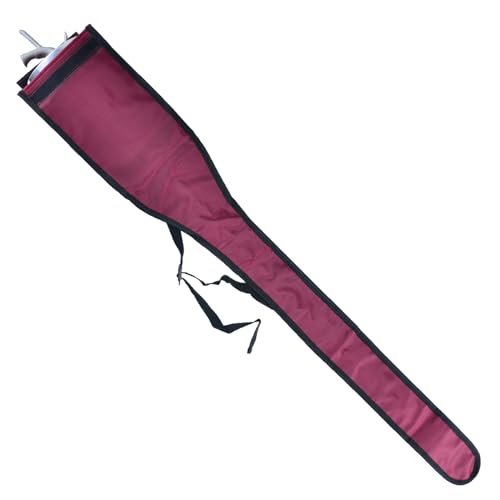 Fencing Bag - Sling Shoulder Fencing Sword Bag for Foil Sabre and Epee - Thickened Fencing Weapons Bag - color: Burgundy