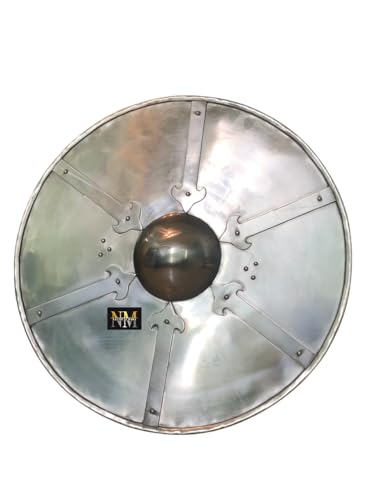 NauticalMart Large Fleur Shield Buckler - size: 24 Inches