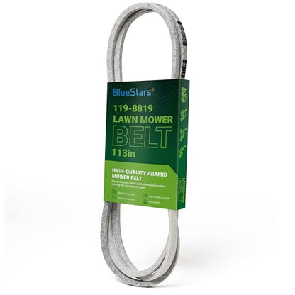 BlueStars 119-8819 Mower Deck Belt | Aramid Cord | 1/2" x 113 1/2" - size: 119-8819, style: Aramid Cord