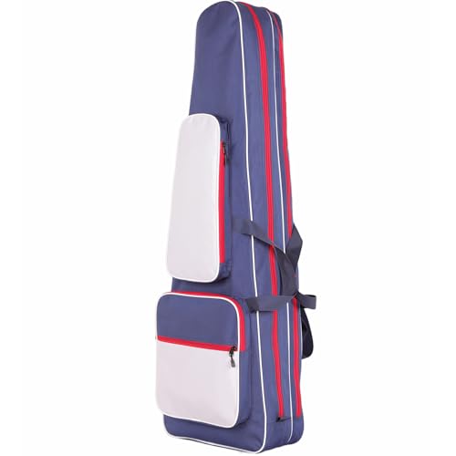 Fencing Bag, Polyester Fabric Waterproof Portable Equipment Backpack for Epee Saber Foil HEMA Sword, Fencing Suit and Mask Storage - color: Red/White/Blue
