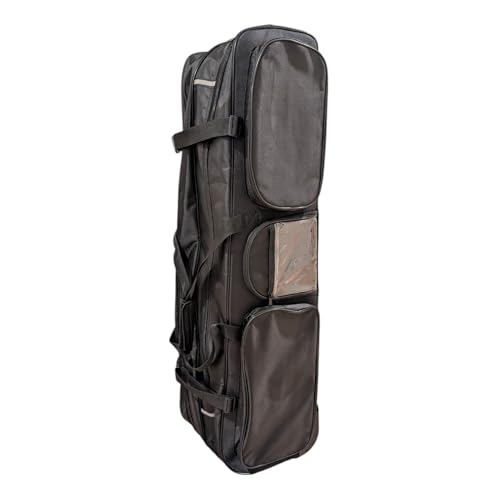 Two Compartment Fencing Bag, Carry Sports Equipment Bag for Foil Epee and Saber, Travel Gear, Competition Bag with Straps, Elite Competition Bag