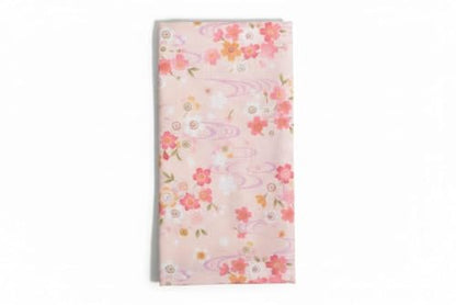 Japanese Gauze Tenugui Towel – 100% Cotton Made in Japan – Quick Dry, Soft & Lightweight Kitchen Tea Towel, Face & Hand Towel for Travel (1, Flowing Water Cherry Blossom Pattern Pink, Medium) - color: Flowing Water Cherry Blossom Pattern Pink