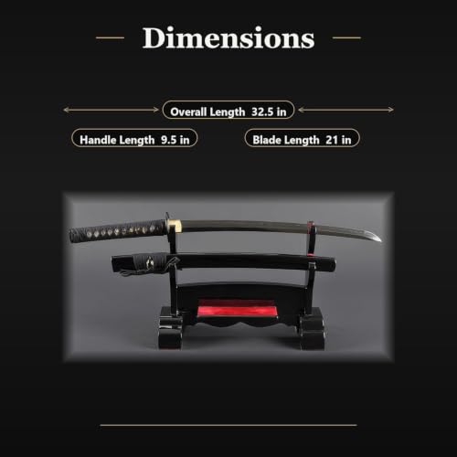 Hand Forged Wakizashi, Full Tang Heat-Tempered Japanese Short Sword - color: Iron-641