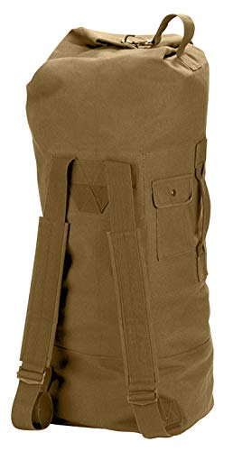 GI Style Double Strap Duffle Bag - color: Coyote Brown